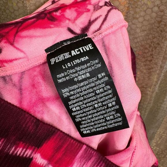 PINK Victorias Secret Tie Dye Seamless High Waist Full Length Legging Large - Picture 6 of 8